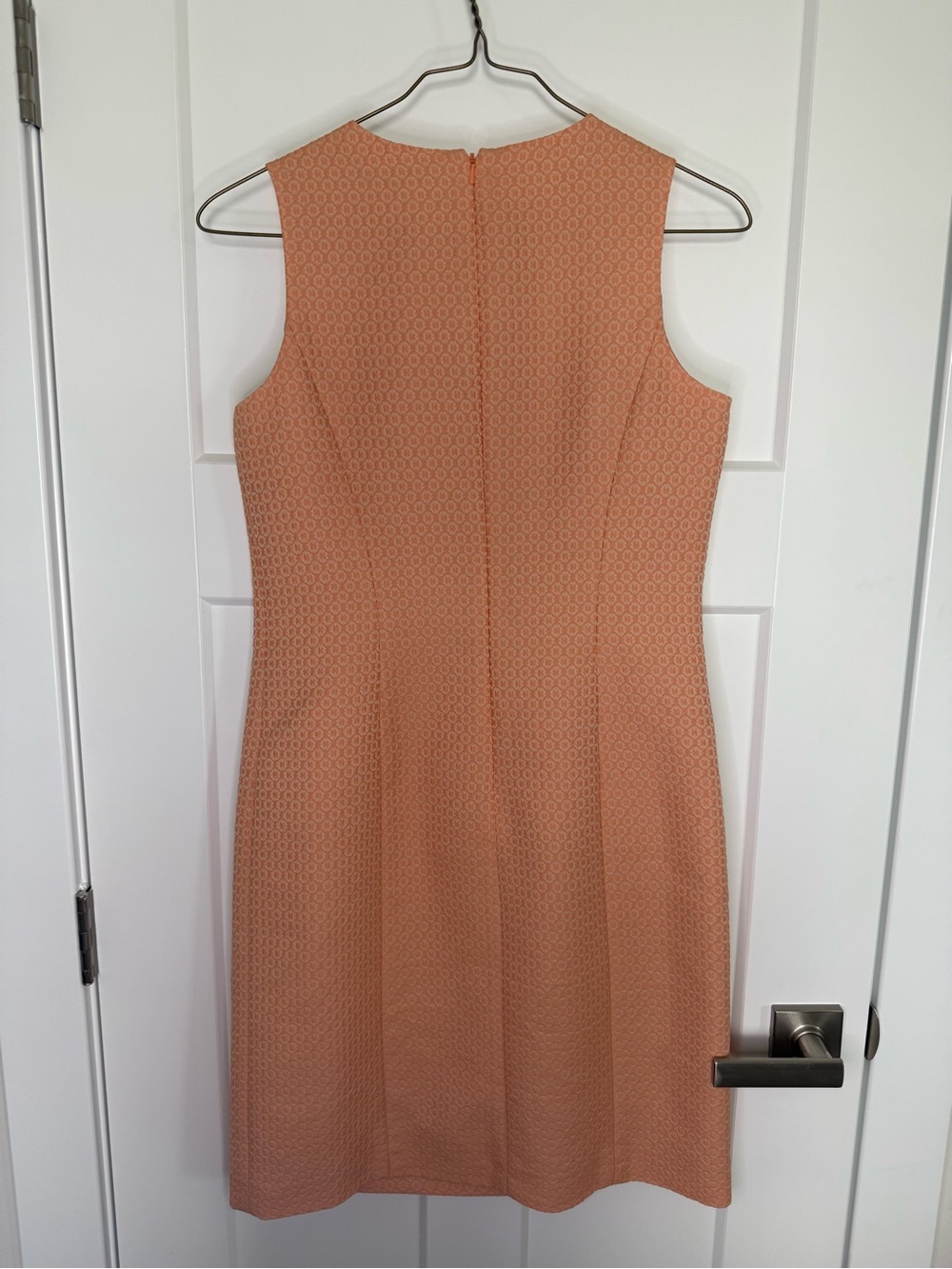 Brooks Brothers Coastal Peach Sleeveless Sheath Dress - Picture 2 of 9